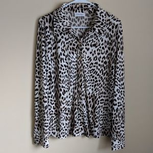 Calvin Klein | Medium Leopard Cheetah Print Top